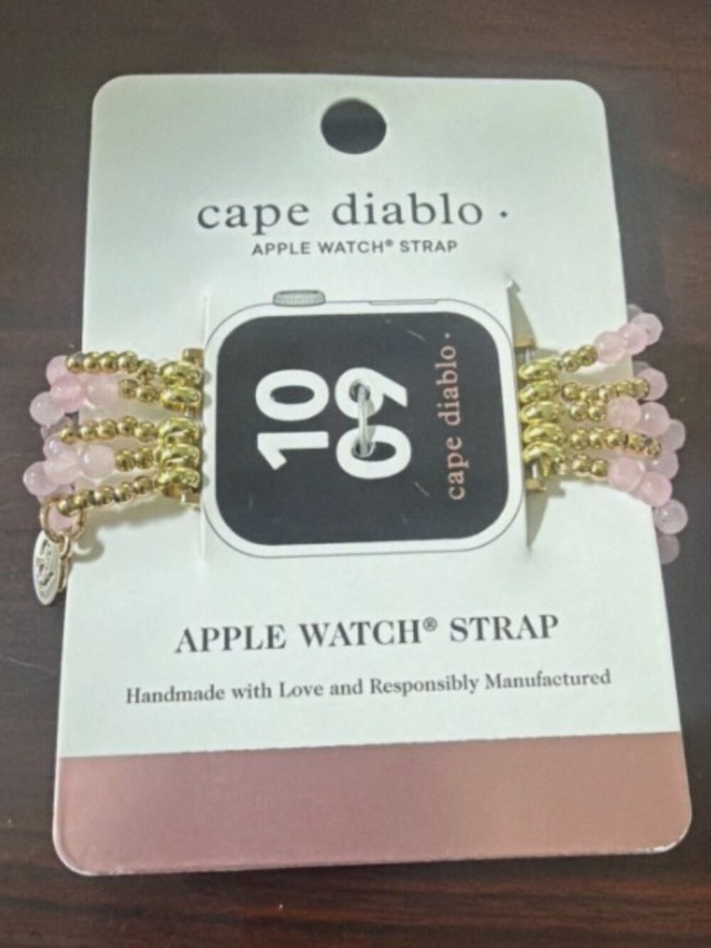 Cape Diablo Rose Quartz Radiance Stretch Apple Watch Strap Small